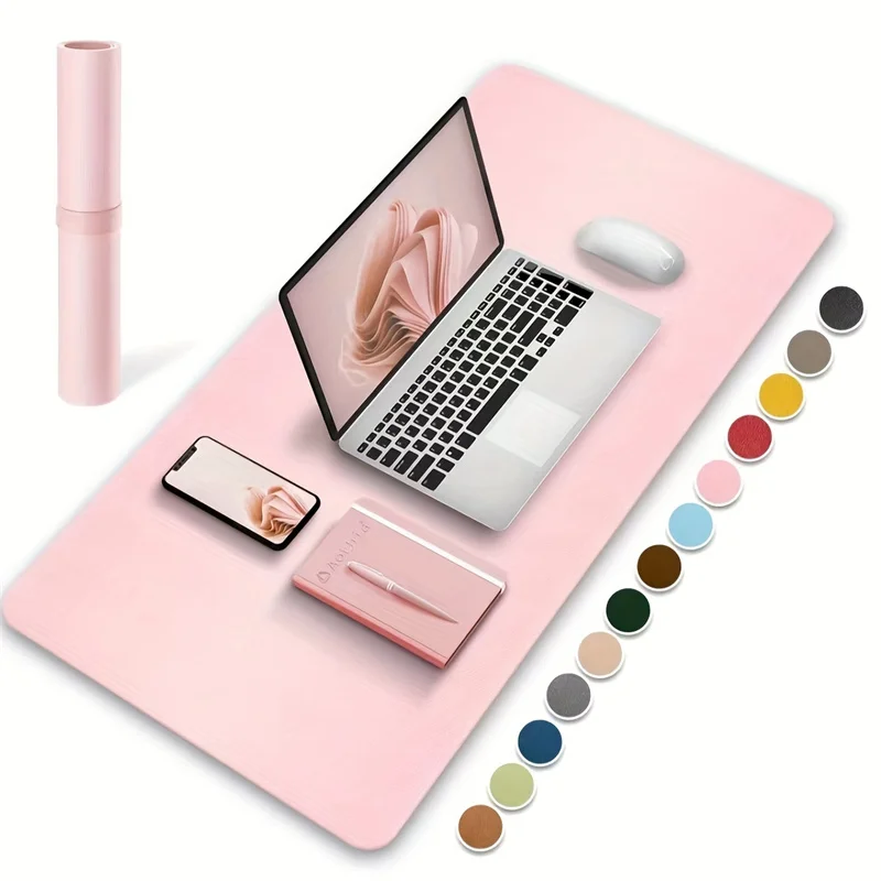 Leather Desk Pad - 1 ชิ้นขนาดใหญ่ขนาด 600*300 มิลลิเมตรโต๊ะ Protector Mat