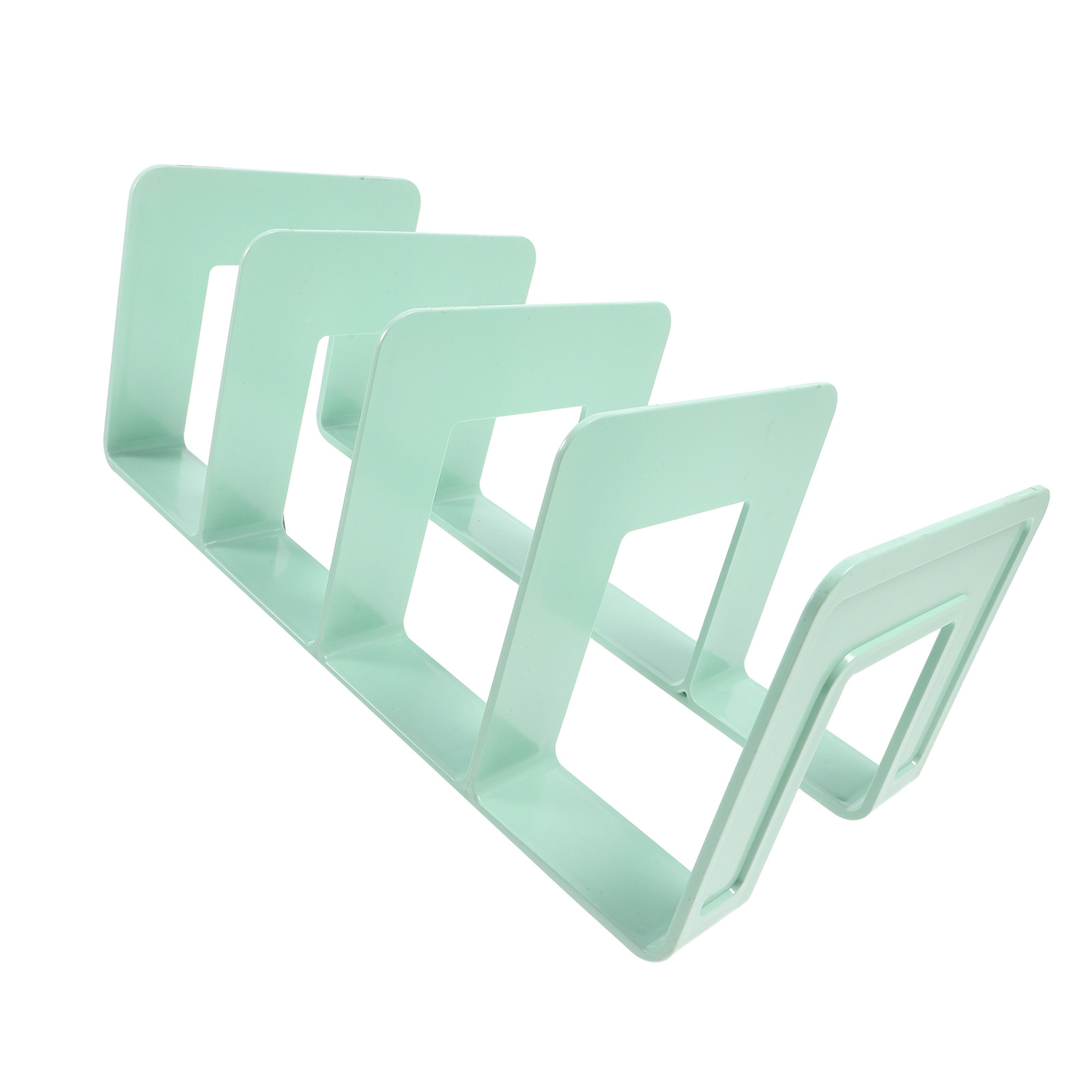 Magazine Holder Rack - ที่จัดหนังสือ ชั้นวางเอกสารบนโต๊ะ ที่วางหนังสือสำนักงาน ตัวแบ่งชั้นวาง ที่คั่นหนังสือแข็งแรงสำหรับหนังสือหนัก ที่เก็บนิตยสารและเอกสาร