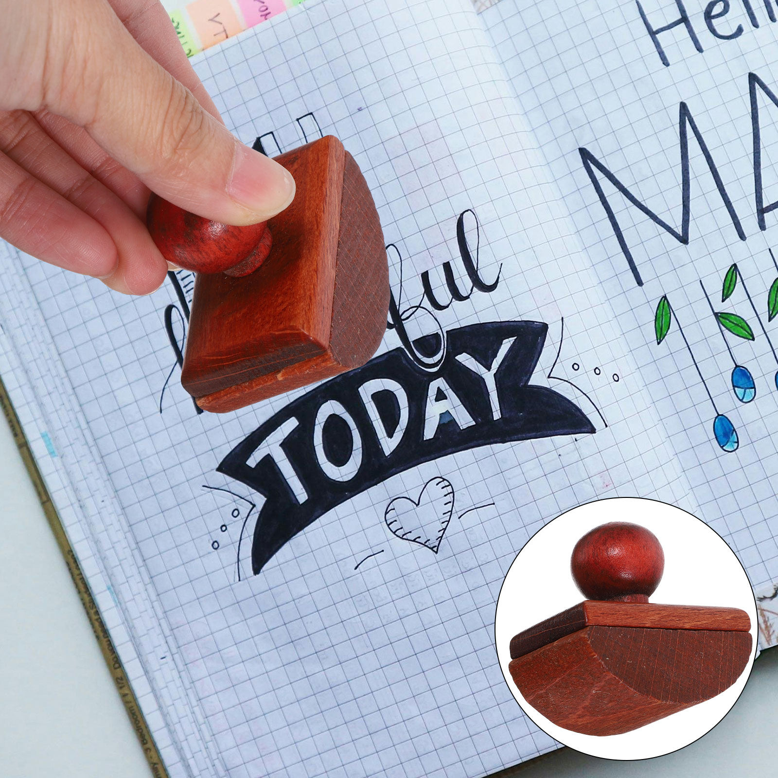 Ink Blotter Paper - กระดาษซับหมึกไม้แบบโยก แห้งเร็ว สำหรับปากกาหมึกซึม งานคัดลายมือ งานปั๊ม กระดาษซับหมึก