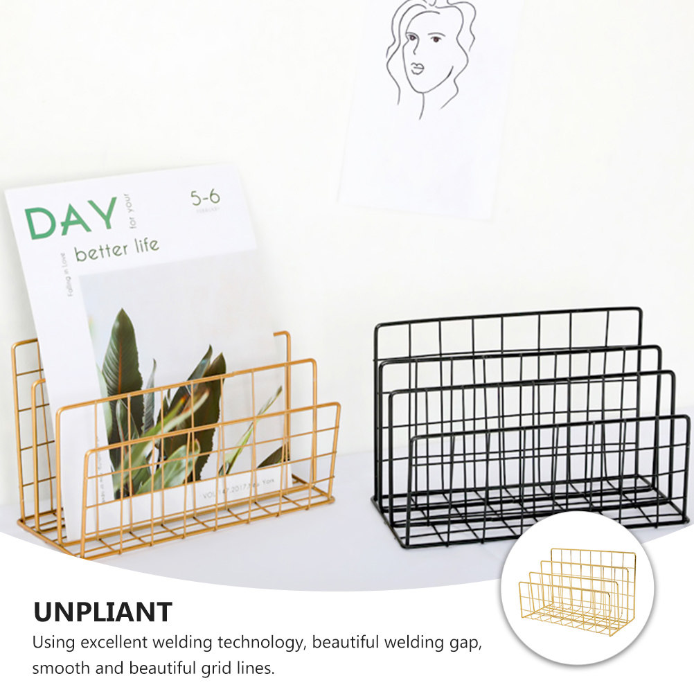 ที่จัดระเบียบเอกสารบนโต๊ะทำงาน - Magazine Holder Rack บทวิจารณ์และราคา