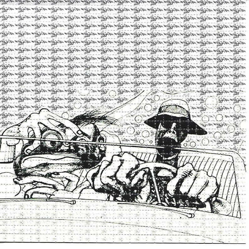 Hunter ลาสเวกัส LSD ประสาทหลอน - Ink Blotter Paper บทวิจารณ์และราคา