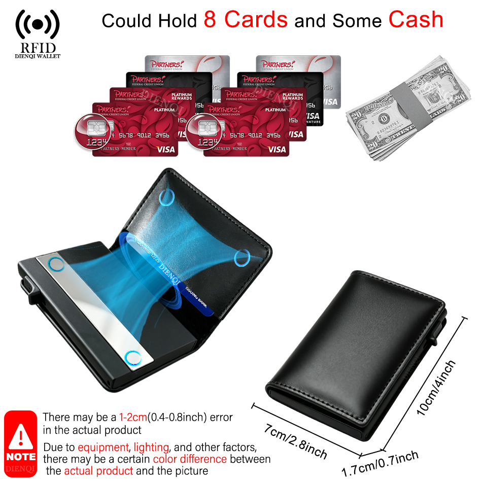 กระเป๋าสตางค์ผู้ชายหรูหรา ที่ใ - Index Card Holder บทวิจารณ์และราคา